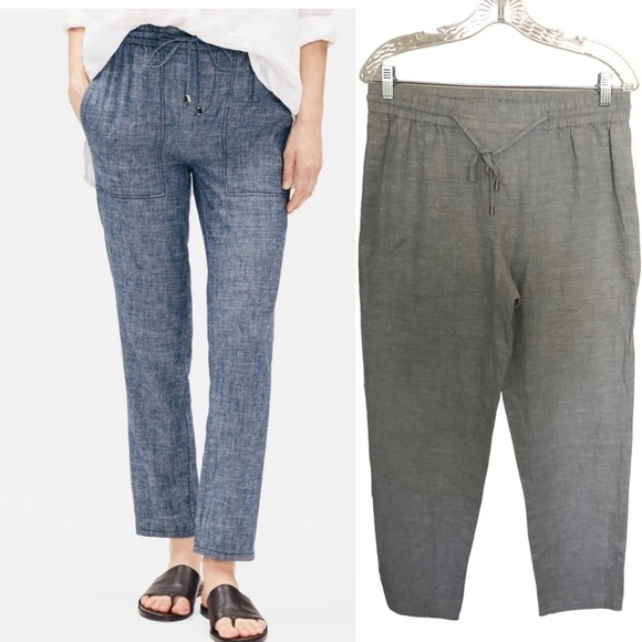 Eileen Fisher Pants - Eileen Fisher Hemp & Organic cotton Chambray Pants